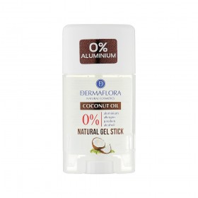 Deodorant stick gel Dermaflora 0% Aluminium Coconut Oil 50 ml