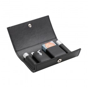 Aparat de ras safety razor cu cap cu pieptene inchis Merkur 46C Travel