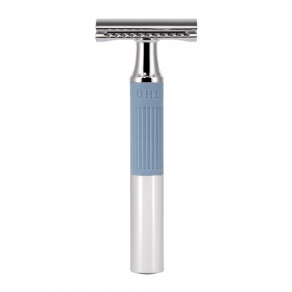 Aparat de ras clasic Safety Razor cu cap cu pieptene inchis si maner de metal Muehle R NEO 03 SR