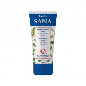 Crema tratament antifungic pentru ingrijirea picioarelor Sana Foot Tea Tree Oil 100 ml