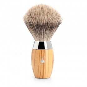 Pamatuf Fine Badger cu par de bursuc si maner lemn de maslin 281H870